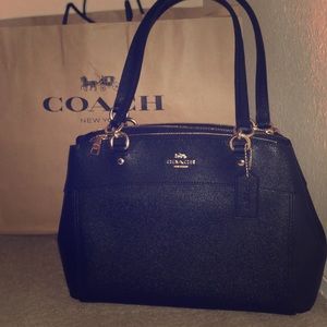 COACH BROOKE CARRYALL BAG, BLACK